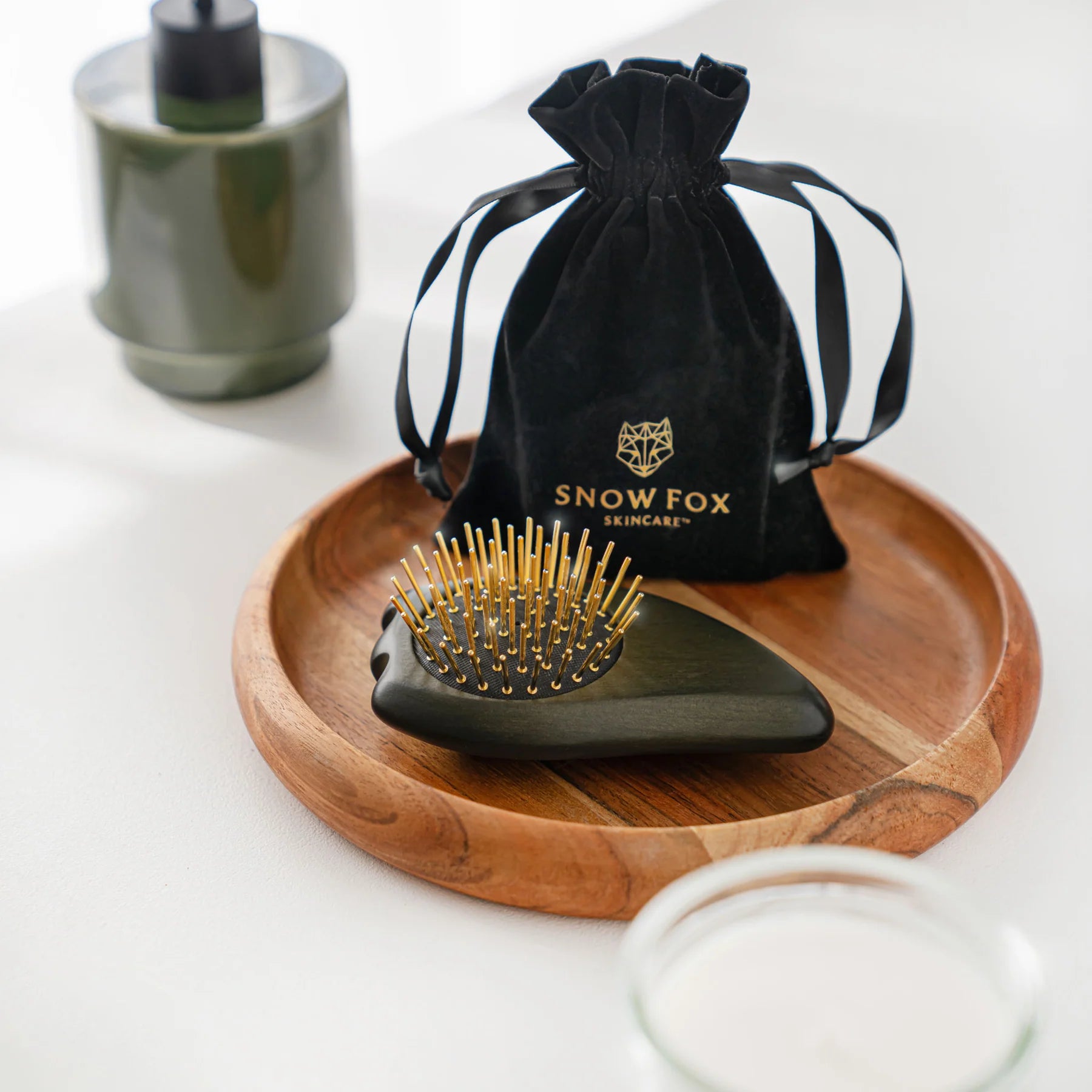 Gua Sha Brush & Massager: Ghost Edition | Snow Fox Skincare Gua Sha Brush & Massager: Ghost Edition | Snow Fox Skincare