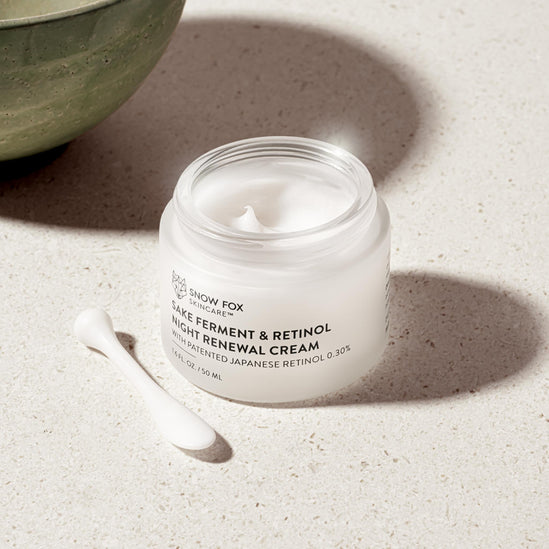 Sake Ferment & Retinol Night Renewal Cream