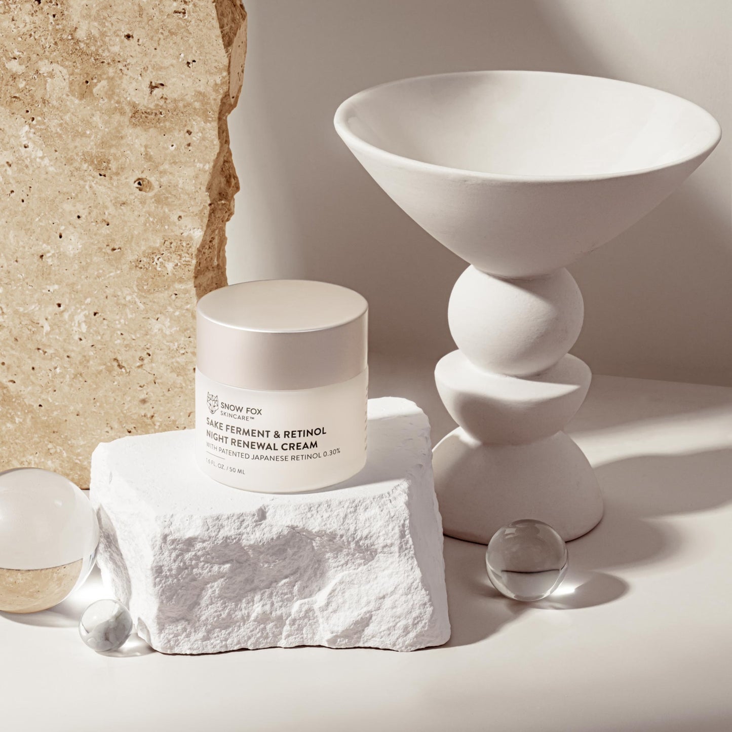 Sake Ferment & Retinol Night Renewal Cream